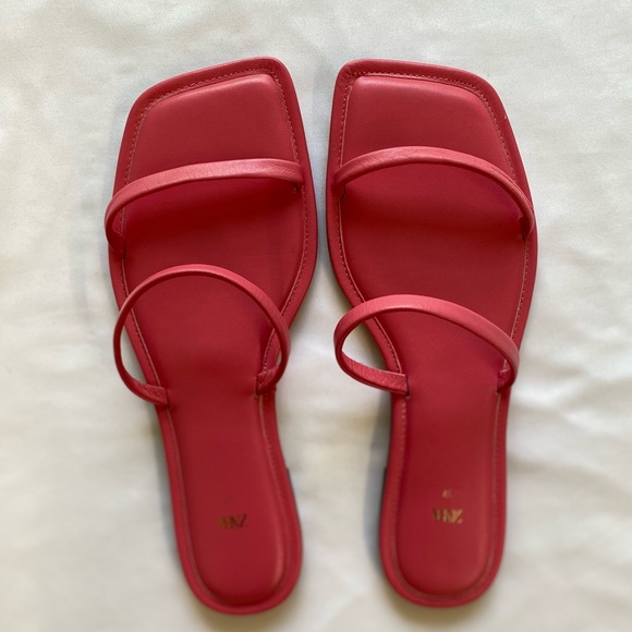 Pink Zara sandals!